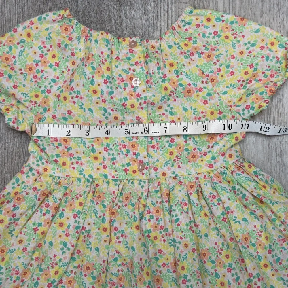 Shabby Chic Floral Delight Kids Dress Girls Size 5T Cottagecore Croquet
